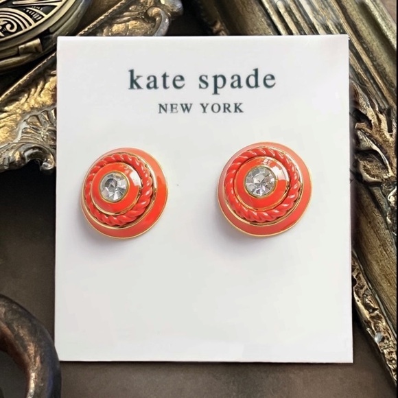 KATE SPADE • Red Know The Ropes Earrings - Picture 3 of 4